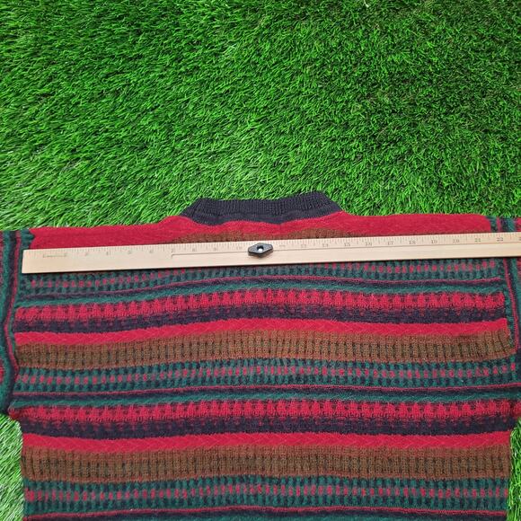 VTG 90s Pendleton Wool Sweater Mens L Cropped Boxy Fit Gorpcore USA - Picture 8 of 10